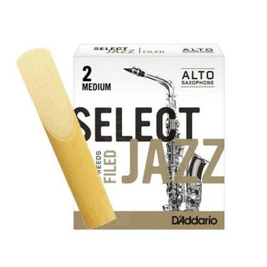 Imagem de Palheta Para Sax Alto Rico Reeds Select Jazz Nº 2 Rsf10asx2s - D'addar