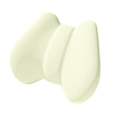 Imagem de OIIBWQ Almofada de Apoio Lombar, Almofada Ergonômica de Espuma Viscoelástica Macia, Almofada para Cadeira de Escritório para Assentos de Carro Resistentes, Bege