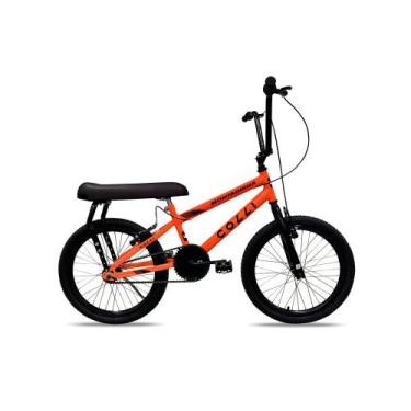 Imagem de Bicicleta Colli Montadinha Aro 20 Selim Mobik Bagageiro Cor Amarelo Ne