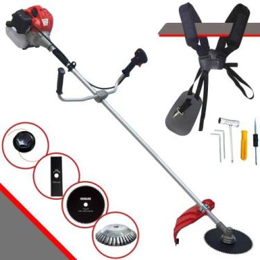 Imagem de Máquina de Cortar Grama Anmax CG430P-TB À Gasolina 43cc 2HP 9.000rpm R