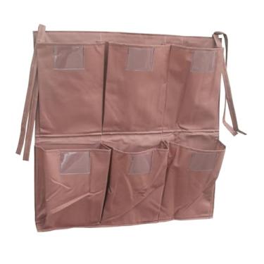 Imagem de Ioensy Saco de carrinho de limpeza, saco coletor de lixo, sacos de zeladoria, tecido Oxford, caixa de armazenamento à prova d'água, organizador para, 6 Bolsos