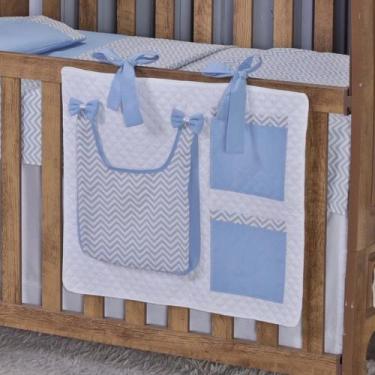 Imagem de Porta Treco e Fralda Organizador Quarto de Bebê Menino Menina 1 Peça C
