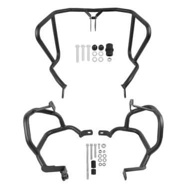 Imagem de WORLDMOTOP Substituição de proteção de motor Highway Crash Bar para Honda NX400 NX500 NX 400 500 2024 2025 (superior e inferior)