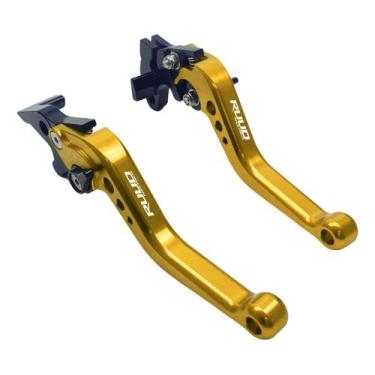 Imagem de Manete Esportivo Pro Ruud Yes 125 Intruder 125 Gsr 125 150i, Dourado