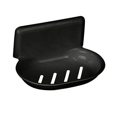 Imagem de SABONETEIRA DE PAREDE C/VENTOSA PRETO