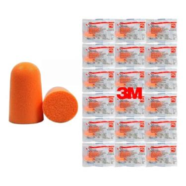 Imagem de Kit 20 Unidades Tampão de Ouvido Protetor Auricular Auditivo Espuma Anti Ruidos Para Dormir Trabalhar e Estudar