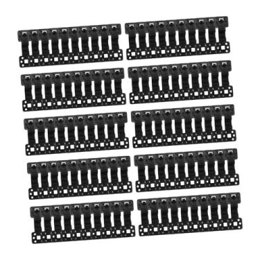 Imagem de IEUDNS Grampos de tecido de sombra Grampos de toldo à prova de vento de trava leves de fixação para quintal agrícola Jardim Pátio externo, 100 Pedaços