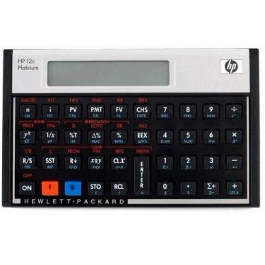 Imagem de Calculadora Financeira Hp 12C Platinum Com 130 Funções Prata