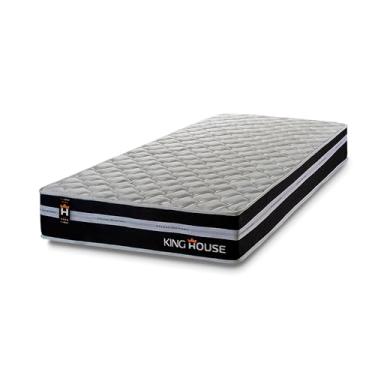 Imagem de Colchão Solteiro Durham 96x203x22 Preto c/Molas Ensacadas - King House