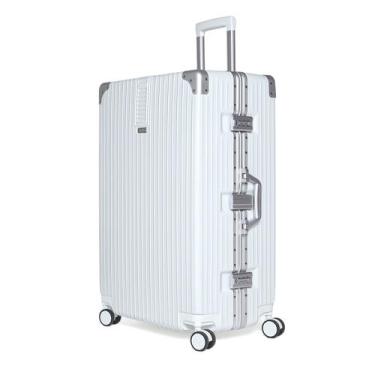 Imagem de Mala de Viagem Grande 32 kg ABS Policarbonato Toronto Maloa Branco