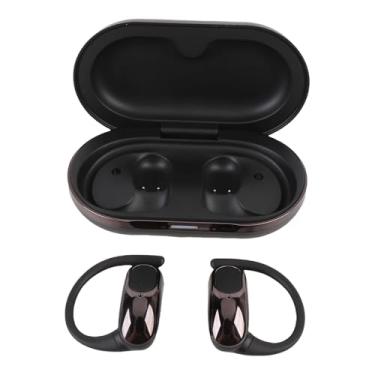 Imagem de CHICIRIS Fones de ouvido de tradução inteligente, tradutor de idiomas AI portátil, creme de toque colorido para reuniões (preto)