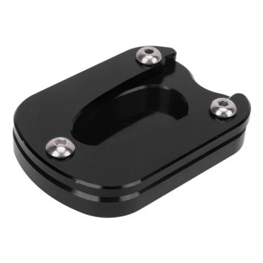 Imagem de WALFRONT Ajuste para Enfield Meteor 350 2021-2023 Placa do pé de Kickstand Placa de Estabilidade Aprimorada Liga de Alumínio Sidestand para Passeios Longos (Preto)