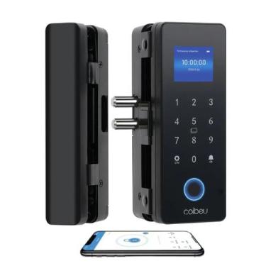 Imagem de Fechadura Eletrônica Automática Senha e Desbloqueio Digital, Conexão c