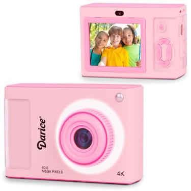 Imagem de Darice Câmera digital para crianças – Câmera infantil FHD 1080p, compacta, portátil e barata de 50 MP, com zoom de 8x, presente ideal de Natal e aniversário para meninas