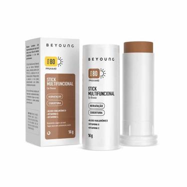 Imagem de Protetor Solar Beyoung Stick Multifuncional FPS 80 Cor Bronze 14g