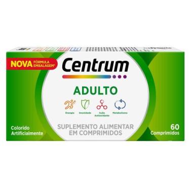 Imagem de Suplemento Alimentar Centrum Multivitamínico Adulto, 60 Comprimidos
