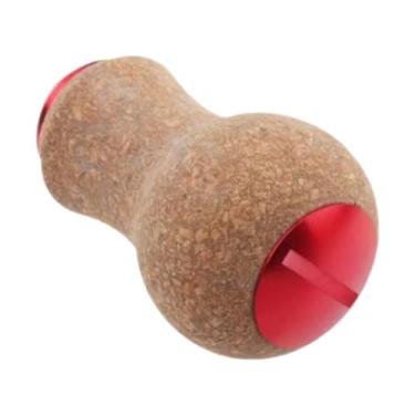 Imagem de RNXRZANK Botão de Pesca Acessório de Pesca Modificação Prático Portátil Cortiça de Borracha Resistente Reparo Faça Você Mesmo Botão de Alça Elétrica, Vermelho