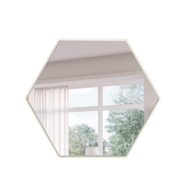 Imagem de Espelho Decorativo Brooklyn 30x35 cm Off White