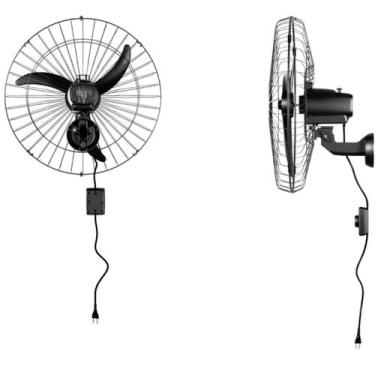 Imagem de Ventilador de Parede New Black Profissional Ventisol 60cm Preto 220V, 