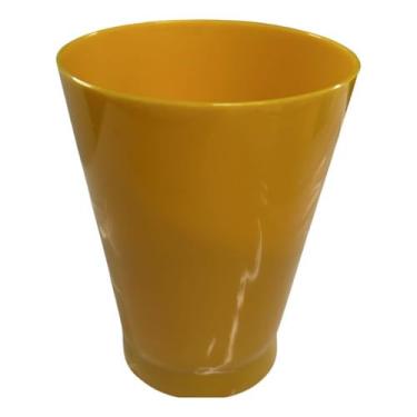 Imagem de Kit 120 Copos Acrílico 200ml Rubizinho – Ideais para Aniversários e Eventos (Amarelo)