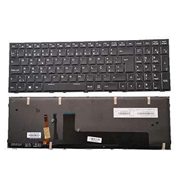 Imagem de Teclado de laptop para CLEVO P650RS P650RS-G P651RS P651RS-G P670RS(-G) P671RS(-G) P670RP6(-G) P671RP6(-G) P650HP6(-G) P651HP6(-G) Portugal PO Moldura preta e retroiluminado