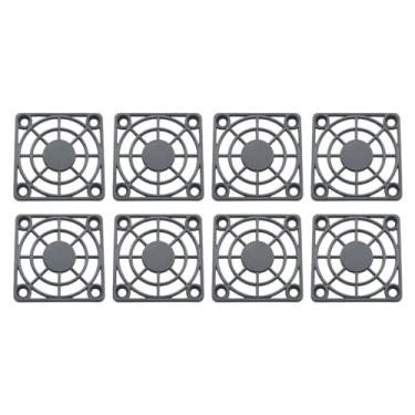 Imagem de WELWIK 8 peças de filtro de ventilador de resfriamento de plástico preto 40 x 40 mm caixa de computador protetor de radiador de rede componente interno adequado para grades de produtos elétricos