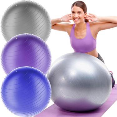 Imagem de Kit 3 Bola Pilates Suíça Fisioterapia 85cm Ginastica Treino - Prime Bi