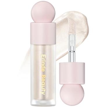 Imagem de Erinde Marcador líquido, bastão bronzeador facial, acabamento brilhante natural, iluminador de creme suave e sedoso, leve, sem crueldade, 01# luar