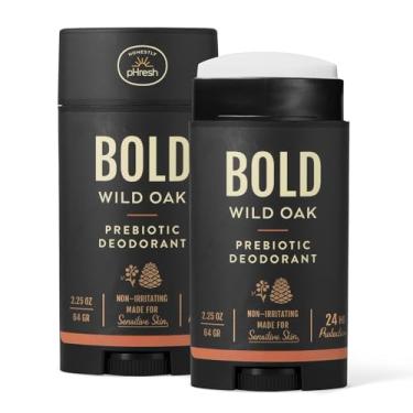 Imagem de Honestly pHresh Desodorante natural prebiótico para homens – sem alumínio e bicarbonato de sódio com proteção contra odores 24 horas. Desodorante vegano limpo para pele sensível. Feito nos EUA – Aroma