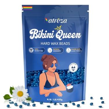 Imagem de Natreza Contas de cera para depilação – Cera dura de camomila natural de 500 g para todos os tipos de pele e cabelo, contas a granel para aquecedores de cera, perfeitas para corpo inteiro, biquíni e