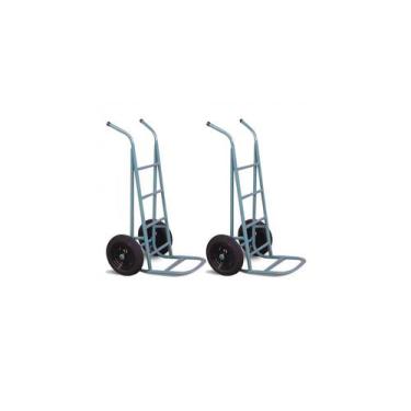 Imagem de Kit com 2 carro armazém 300 kg - pneu câmara - metalpama - 000248