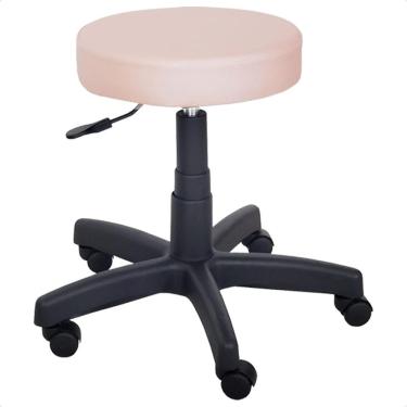 Imagem de Cadeira Mocho Banqueta Giratória com Rodízios e Pistão a Gás