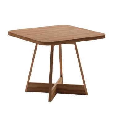 Imagem de Mesa De Jantar Quadrada 90 Cm átria 1593 Carraro Nogal/rose