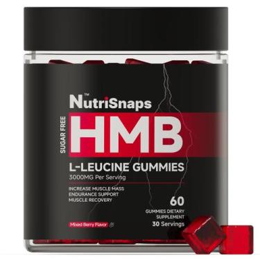 Imagem de Suplementos Gomas de Leucina HMB Sem Açúcar Nutrisnaps 30 Serv