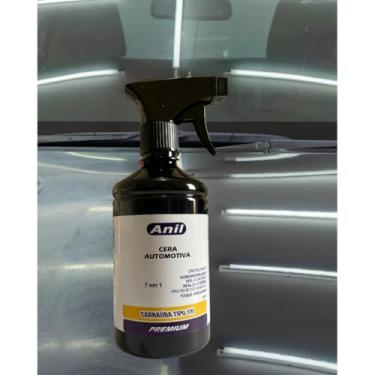 Imagem de Cera Spray de Carnaúba Anil, 500ml, Proteção e Brilho Espelhado, Acabamento Profissional, para Veículos