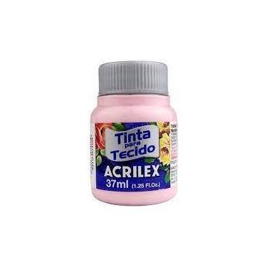 Imagem de Tinta de tecido Acrilex rosa bebê 813 37ml
