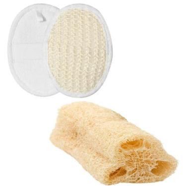 Imagem de Kit 2 Buchas Vegetais Retangular + Oval Slim 100% Natural - ATEF