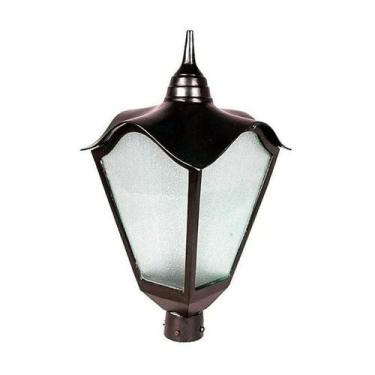 Imagem de Luminária Colonial para Poste Romana Grande em Alumínio - LUMINÁRIAS N