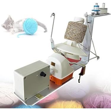Imagem de Enrolador De Bola De Fio Elétrico, Fio De Rolo De Tricô Automático, Velocidade Ajustável Para Fio De Fibra De Lã De Fio De Metal