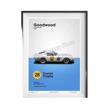 Imagem de Pôster Retrô De Carro Clássico, 24 Horas De Le Mans, Arte De Parede, P
