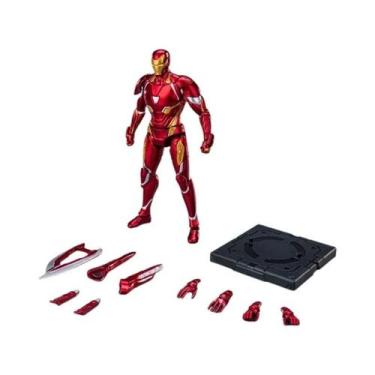 Imagem de Figuras De Ação Avengers De 15cm Iron Man Mark50 Homem-Aranha Thanos H
