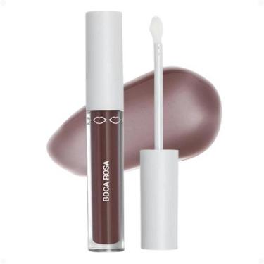 Imagem de Gloss Labial Boca Rosa Hidra Lábios Marrom Translúcido