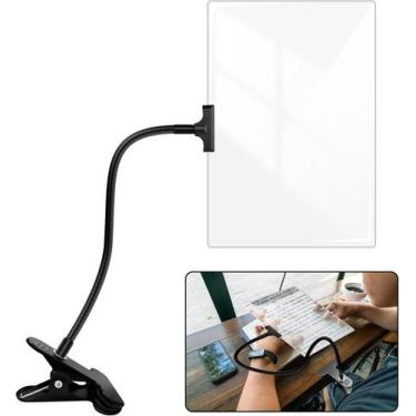 Imagem de Lupa NZQXJXZ 5X com clipe, página inteira de 10x6 polegadas