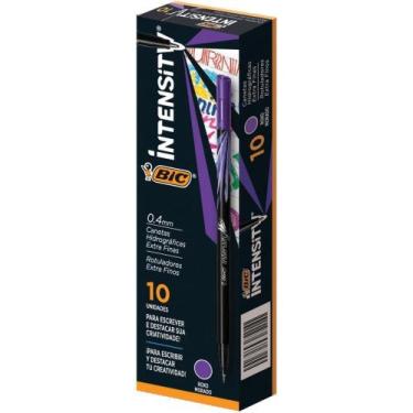 Imagem de Caneta com Ponta Porosa Intensity 0.4MM Roxa (7501843500250) - BIC