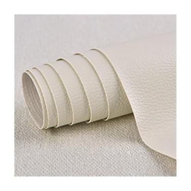 Imagem de 1 Adesivo De Reparo De Couro Artificial PU - 4 Opções De Tamanho (20x30cm-50x137cm), 18 Cores - Perfeito Para Móveis, Sofás, Cadeiras, Sapatos, Bolsas, Durável E Flexível(Beige,30x137cm)
