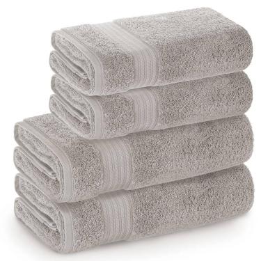 Imagem de Jogo de Toalhas de Banho Banhão com 04 Peças Magna Lunar - Karsten