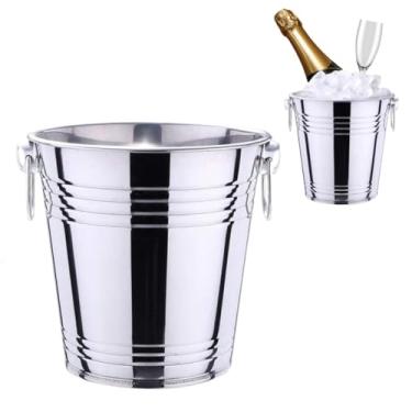 Imagem de Balde De Gelo Aço Inox Para Champagne E Bebidas 4L