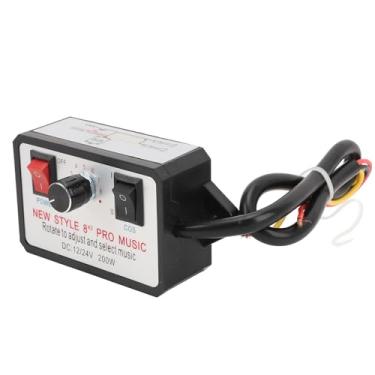 Imagem de Cryfokt Controlador de Alto -falante de Chifre Duplo, Tensão Estável do Aumento do Controle Acústico de 12V 24 -V para Motocicletas Carros Iates Iates