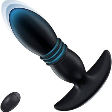 Imagem de Estimulador Massageador de Próstata Silencioso Masculino USB Rechargable Pleasure Massaging Prostata Dispositivo de Estimulador À Prova D' Água Prostate Massagem Vibradores prostáticos Mais Conve K2