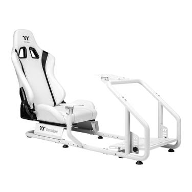 Imagem de Thermaltake GR300 Racing Simulator Cockpit; assento de PVC ajustável; suportes ajustáveis para pedal e roda; suporte de câmbio incluído; compatível com Thrustmaster/Logitech/Thermaltake/Fanatec